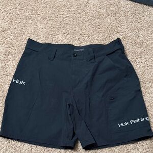 Huk Men's Navy Athletic Shorts